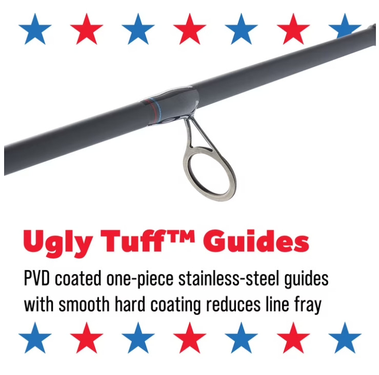 Ugly Stik 50th Anniversary 6’6″ Medium Spinning Combo with 35 Size Reel