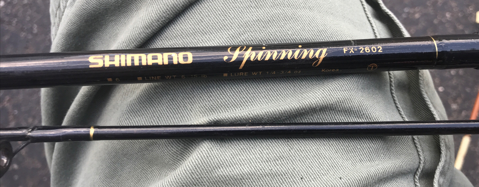 SHIMANO SPINNING Fishing ROD FX-2602 6’0” TWO-PIECE 6-15Lb.