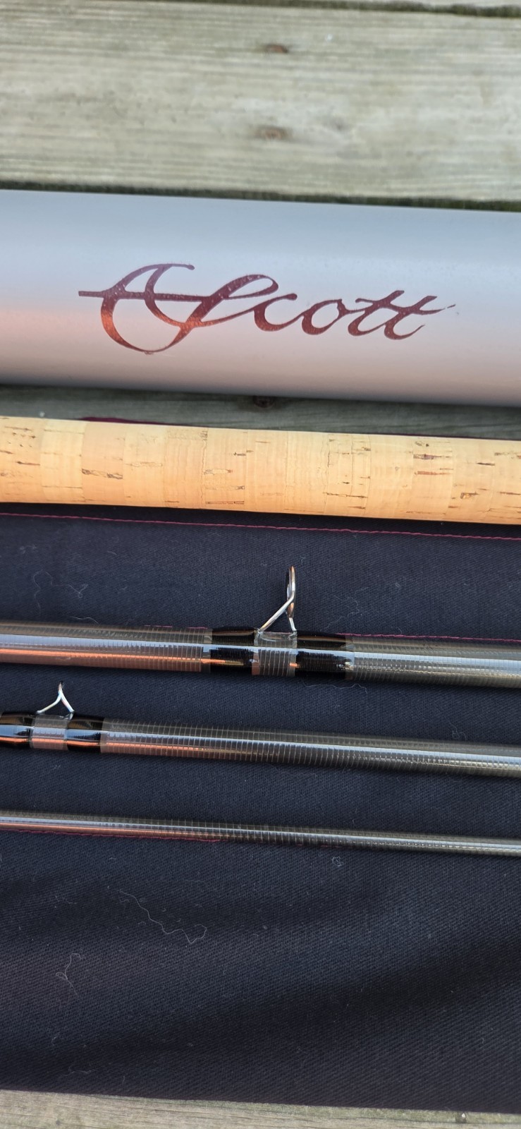 Scott ARC 1509 15′ 9WT Two Hand Fly Rod 4 Pc W/ Tube