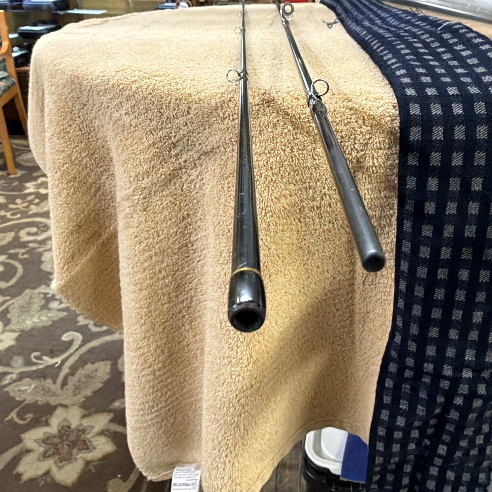 CORTLAND LTD Graphite 1970’s 80’s Made in USA. 8′ 2 piece
