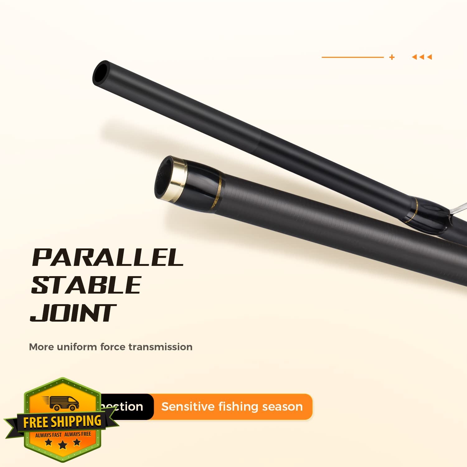BERRYPRO 12′ Spinning 2pc Graphite Fishing Rod