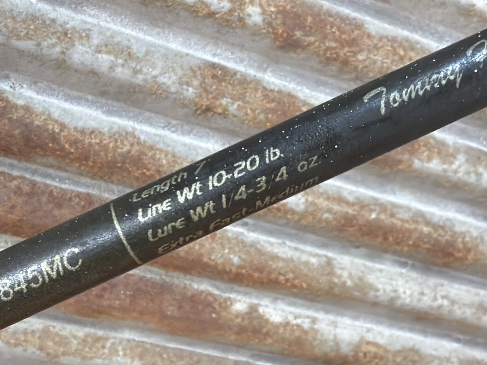 All Star Titanium AST845MC 7′ Med Extra Fast Tommy Biffle Signature Series-RARE!