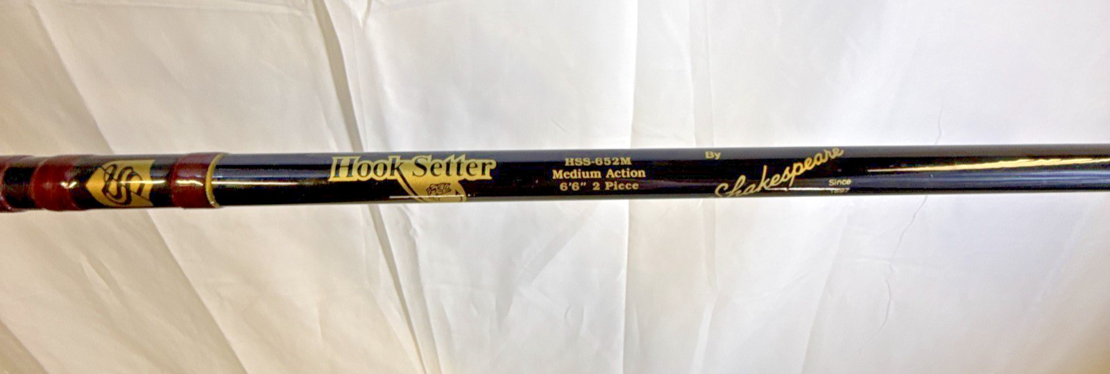 Shakespeare Hook Setter Spinning Rod HSS-652M 6’6″ Medium Action 2-pc