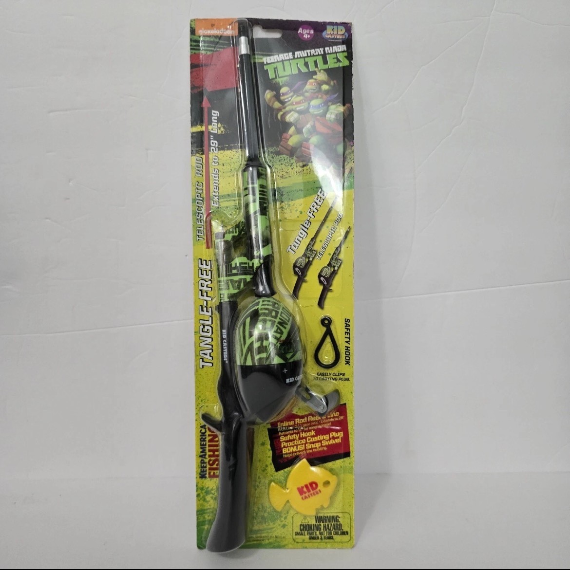 Epic Teenage Mutant Ninja Turtles Kids Telescoping Fishing Rod Combo