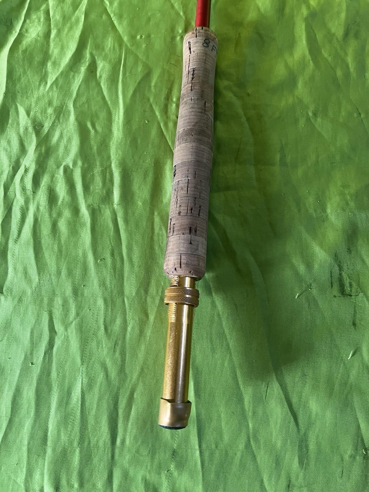 Featherweight Fly Rod Fishing Rod 8ft Cork Handle 3 Piece Great Condition