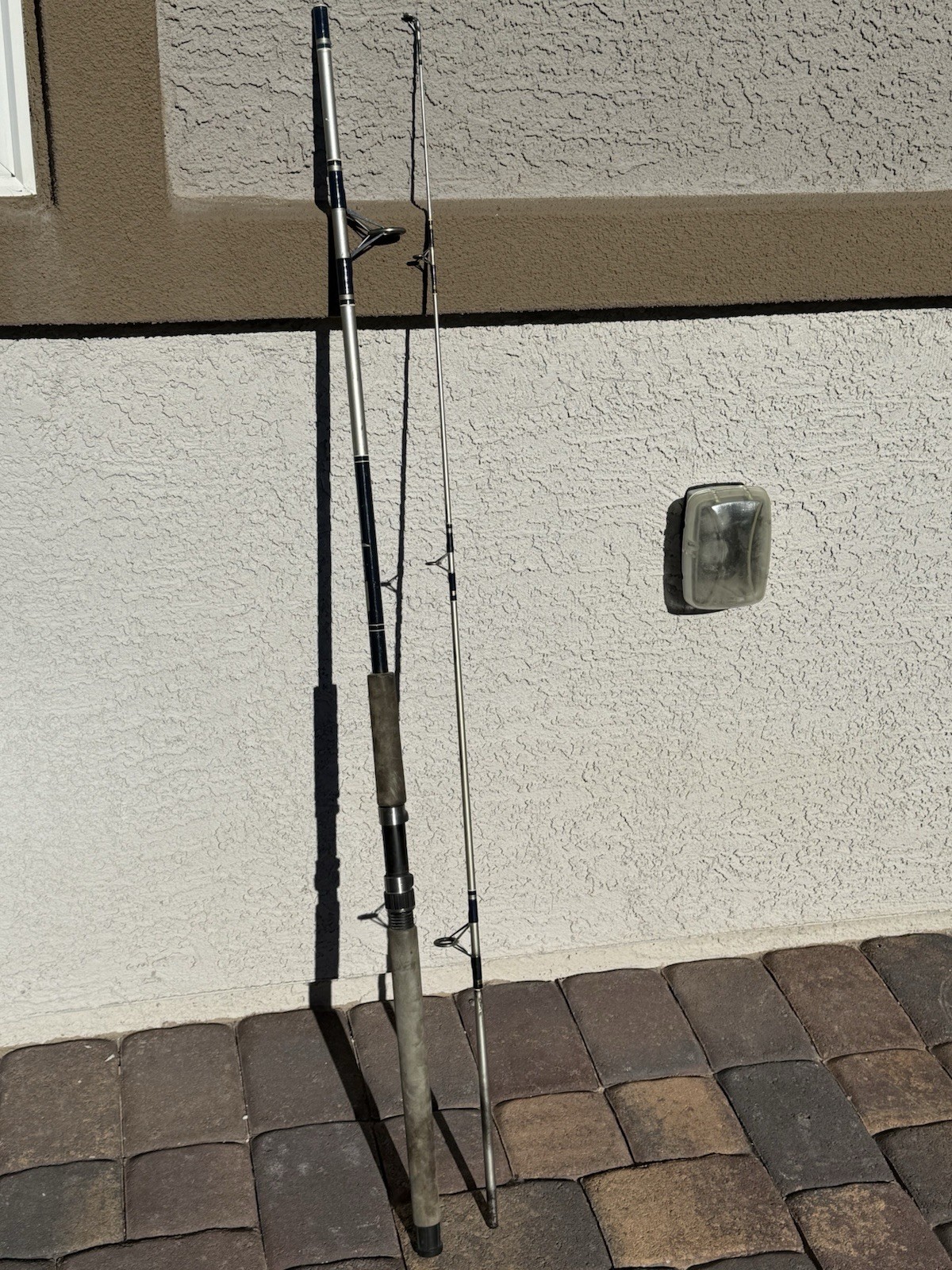 Vintage Shakespeare Alpha BWS 1310A 8’ Graphite Spinning Rod 2-Pc Medium Action