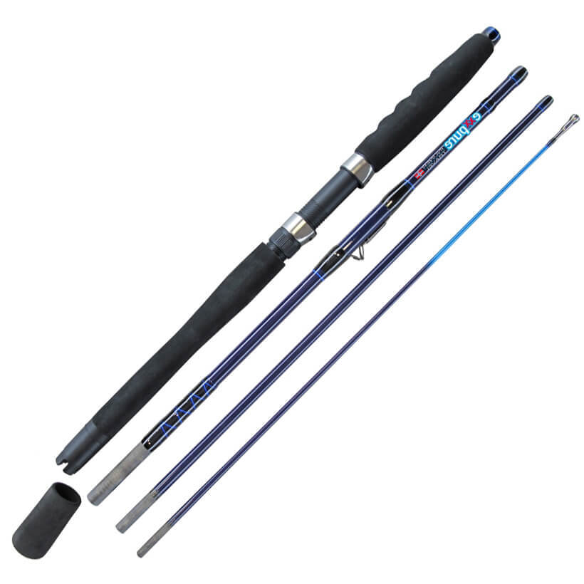 Jenzi Travel Rod Expure Inline Skates Travel 2.30m 20-30lbs Sea Fishing Rod Rod