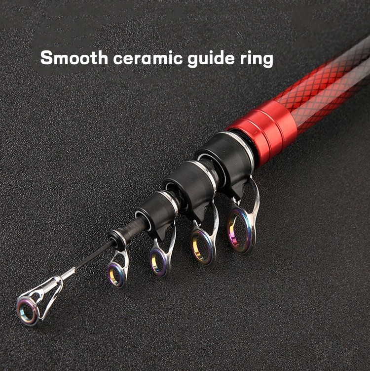 Telescopic Fishing Rod Carbon Fiber Spinning Rod Travel Fast Sensitivity Pole