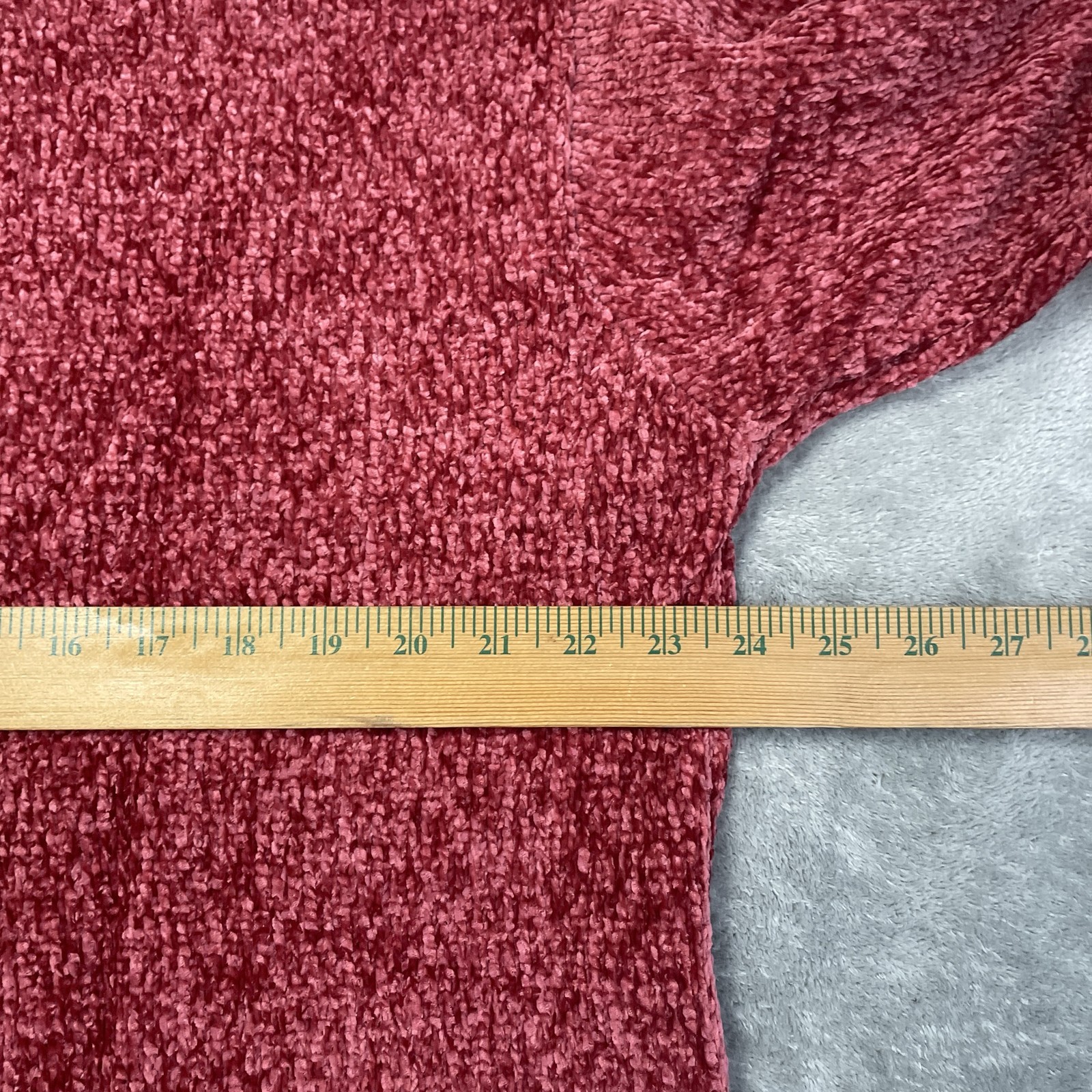 Orvis Women’s XL Pullover Sweater Dark Pink Polyester a1734