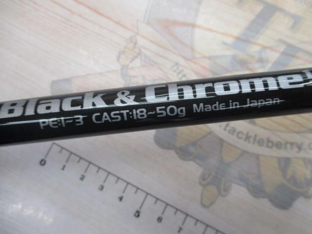 MC Works Black and Chrome 116SH3- Trident Saltwater Rod Shore Used