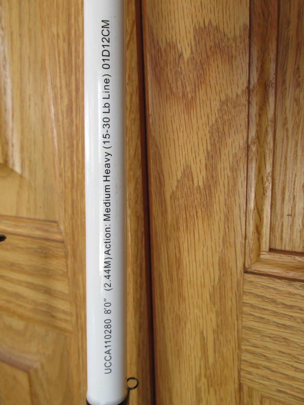 STRAIGHT BUTT! SHAKESPEARE UGLYSTIK CATFISH~8′ 2 pc~Casting Rod~Med Heavy USED