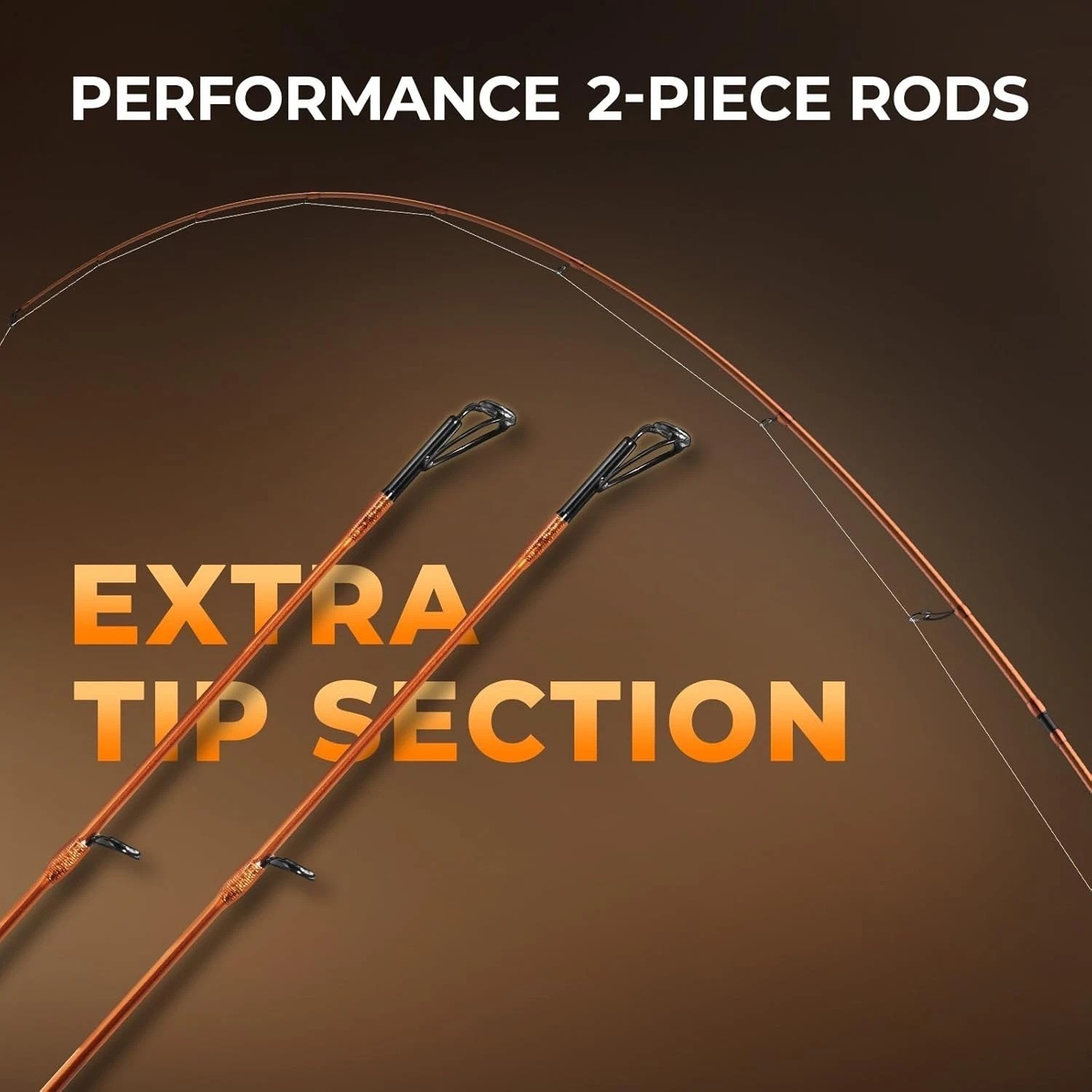 Lethal Blaze Twin-Tip Fishing Rods, IM6 Graphite Blanks Casting & Spinning Ro…