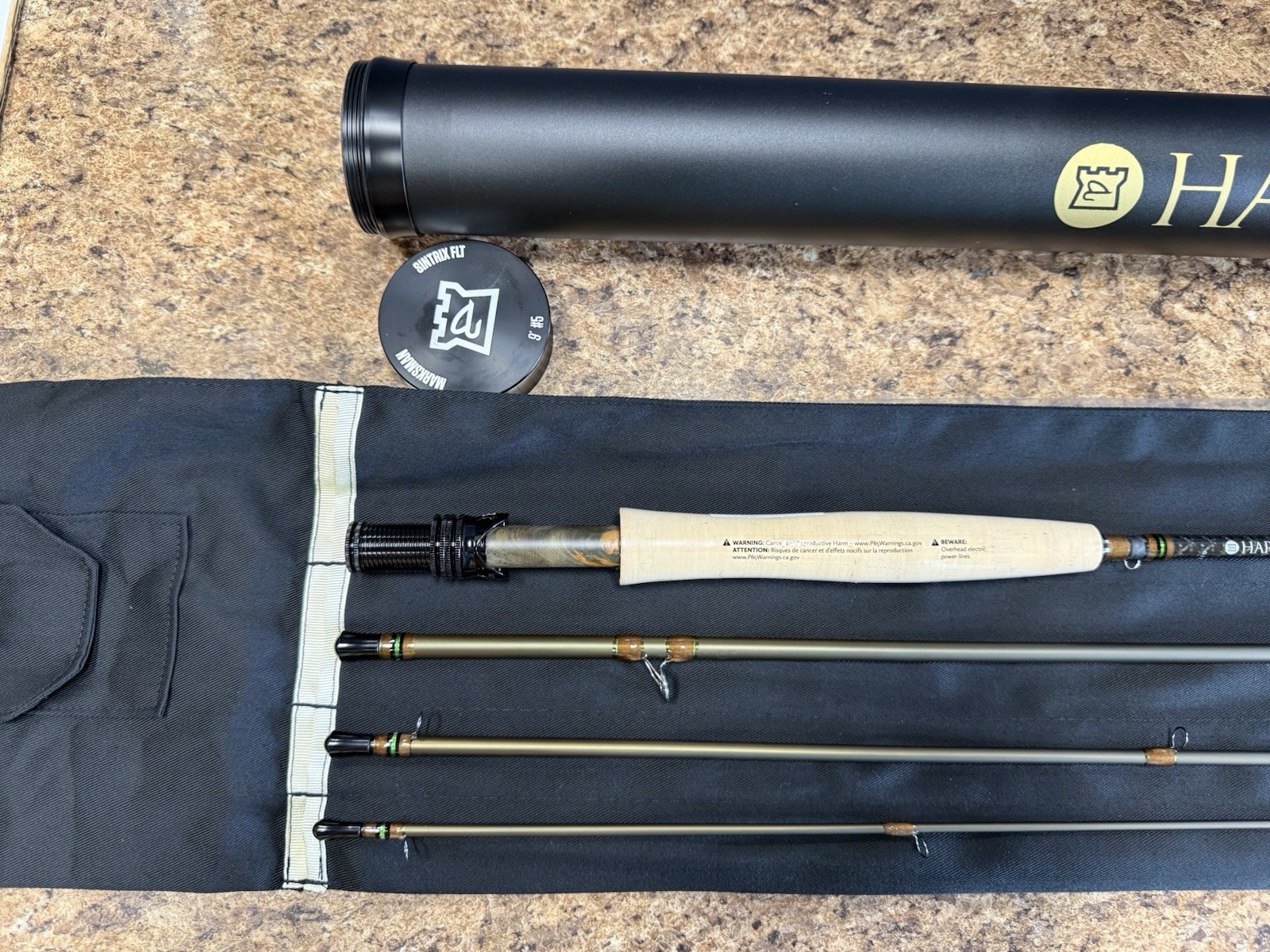 NEW Hardy Marksman SINTRIX FLT 9’ #5 Wt. 4 pc. Fly Fishing Rod Medium Fast! NEW!