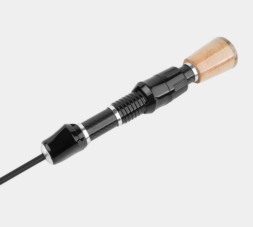 Portable Ice Fishing Rod Ultra-light Short Section 47cm 57cm 67cm Winter Rods