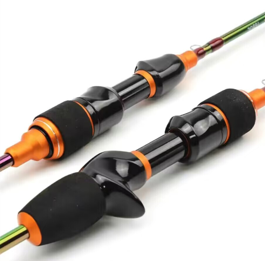 Fishing Spinning Rod 1.68M/1.8M Carbon Fiber 2Tips Lure Pole Casting Fishing Rod