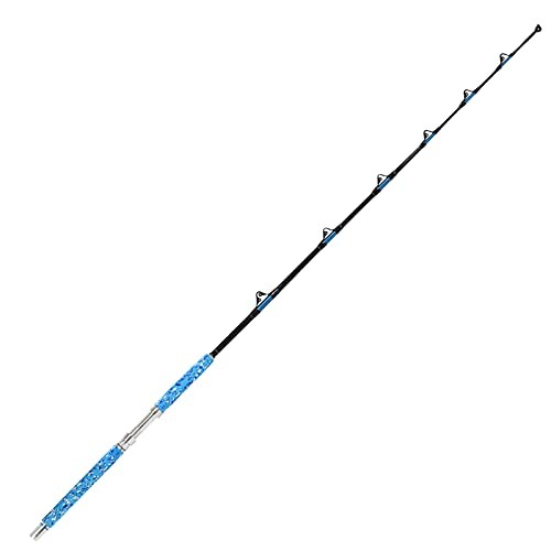 Fishing Trolling Rod 1 Piece/2 Piece Saltwater Offshore Heavy Roller Rod Big