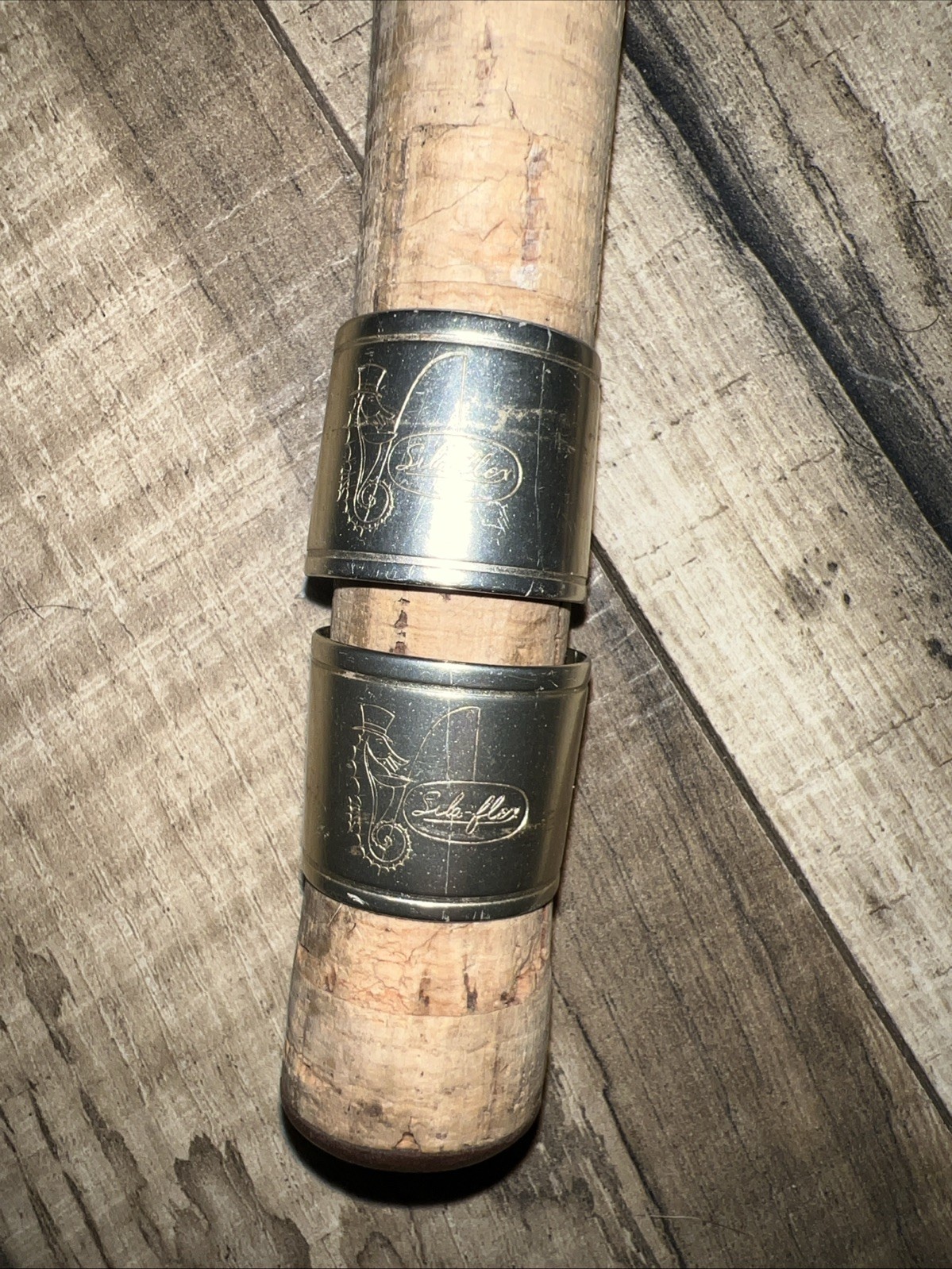 Vintage Antique Silaflex 7’ 2pc fiberglass Spin cast rod 7 Guides. Pre-Browning