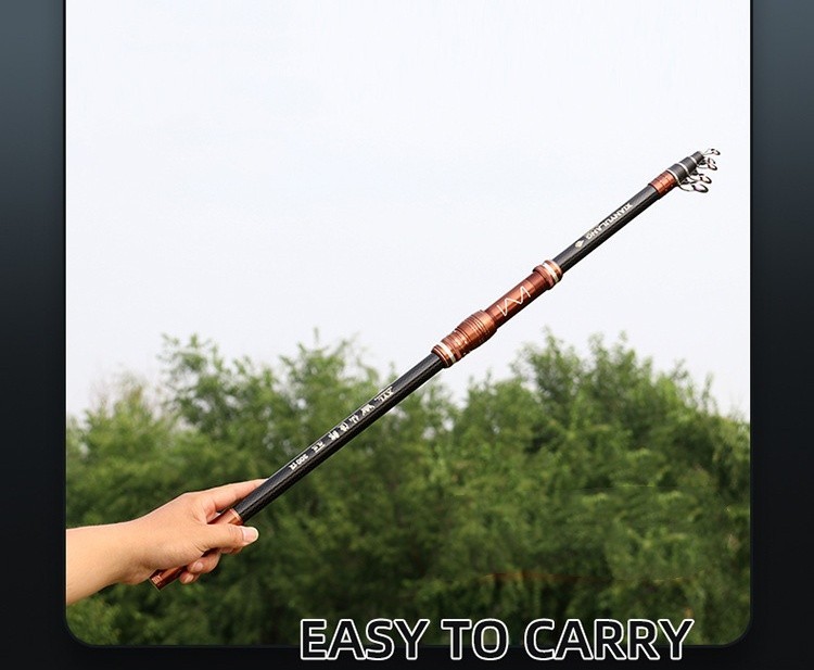 Telescopic Fishing Rods Carbon Fiber Rod Big Game Long Cast Fishing Rod Travel