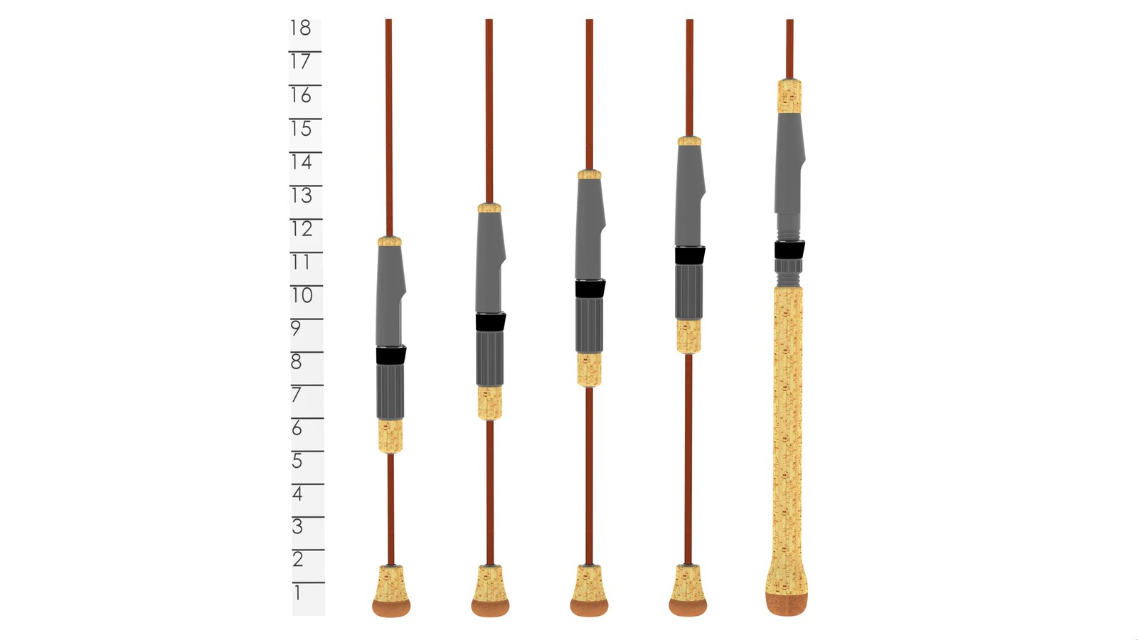 St. Croix Rods Panfish Series Spinning Rod, 7’0″(PNS70MLXF) 7’0″, Copper Slab