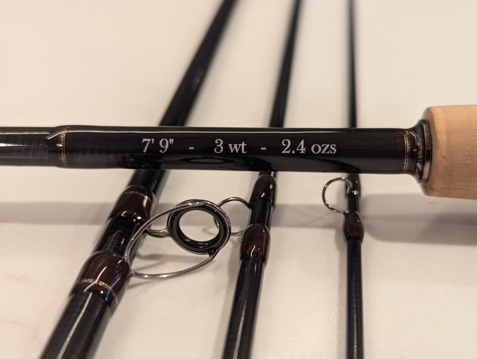 Custom Fly Rod – 7′ 9″, 3-wt (4 pc) Great small stream dry fly rod