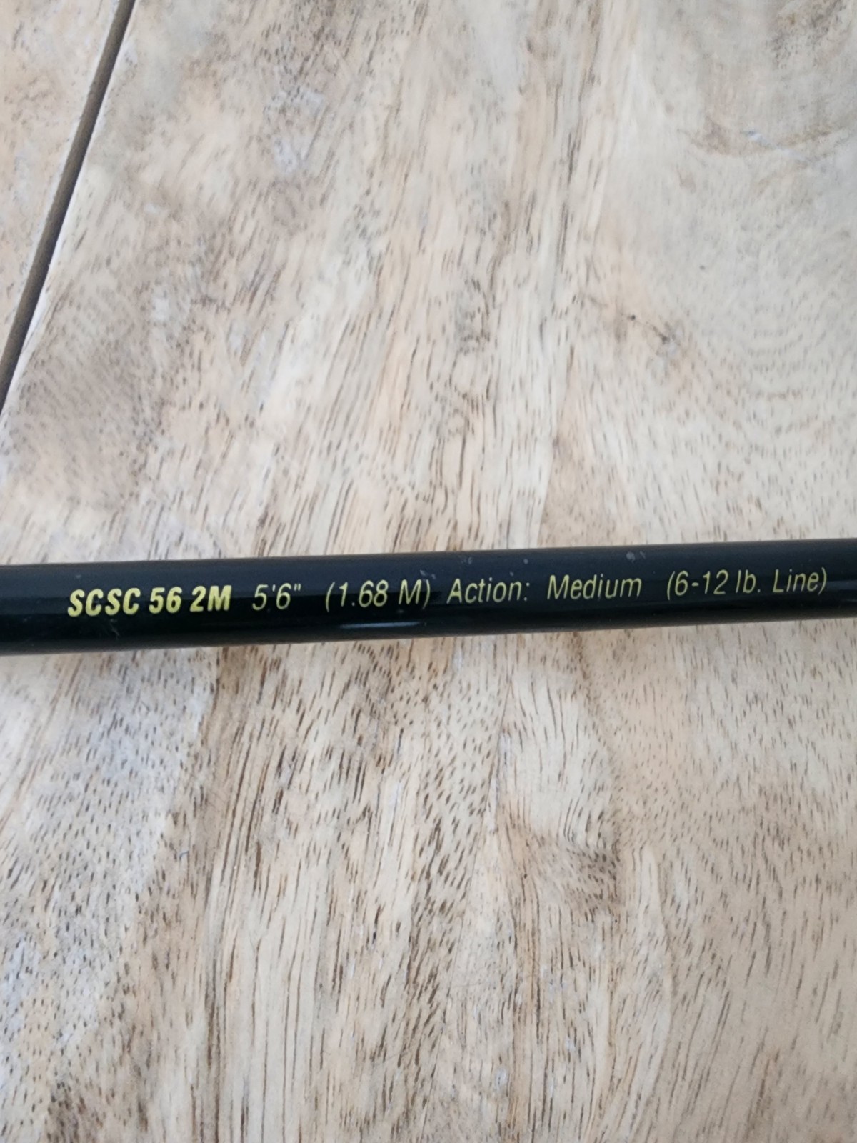 Vintage 2pc Synergy Classic Bait Casting Fishing Rod