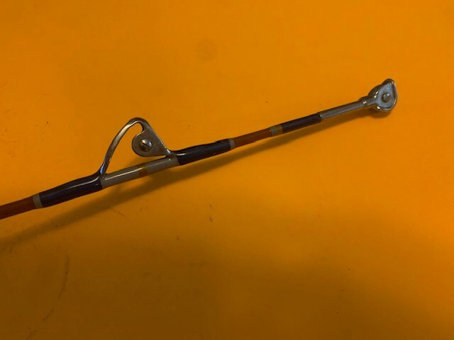 CUSTOM BUILT CALSTAR AC30D 6 FOOT 11 1/2 INCH 30 POUND CLASS BOAT/TROLLING ROD