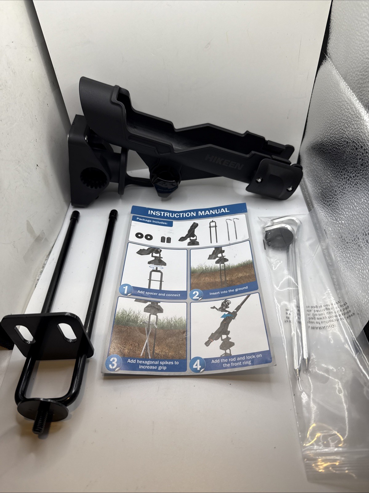 Kayak Fishing Rod Holder,360° Fishing Boat Rod Holder for Track Mount/Deck Mount