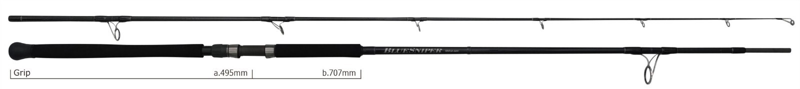 YAMAGA Blanks 24 Blue Sniper 100M-MH Spinning Rod Lure: Plug 30~80g Jig Max 120g