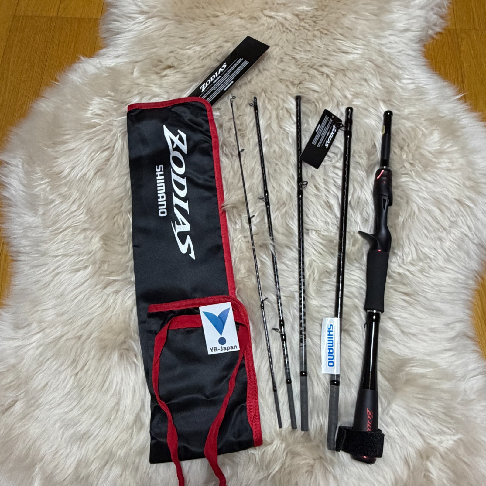 Shimano 21 Zodias Pack Rod C610M-5 Equipped with Carbon Monocoque Grip Compact