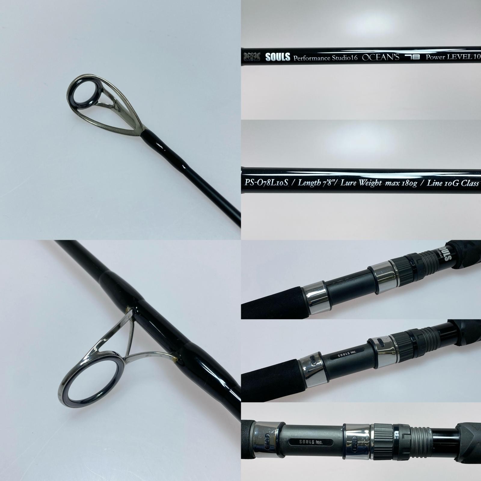 Souls Oceans PS-O78L10S Lure Fishing Rod Used C Bag Included