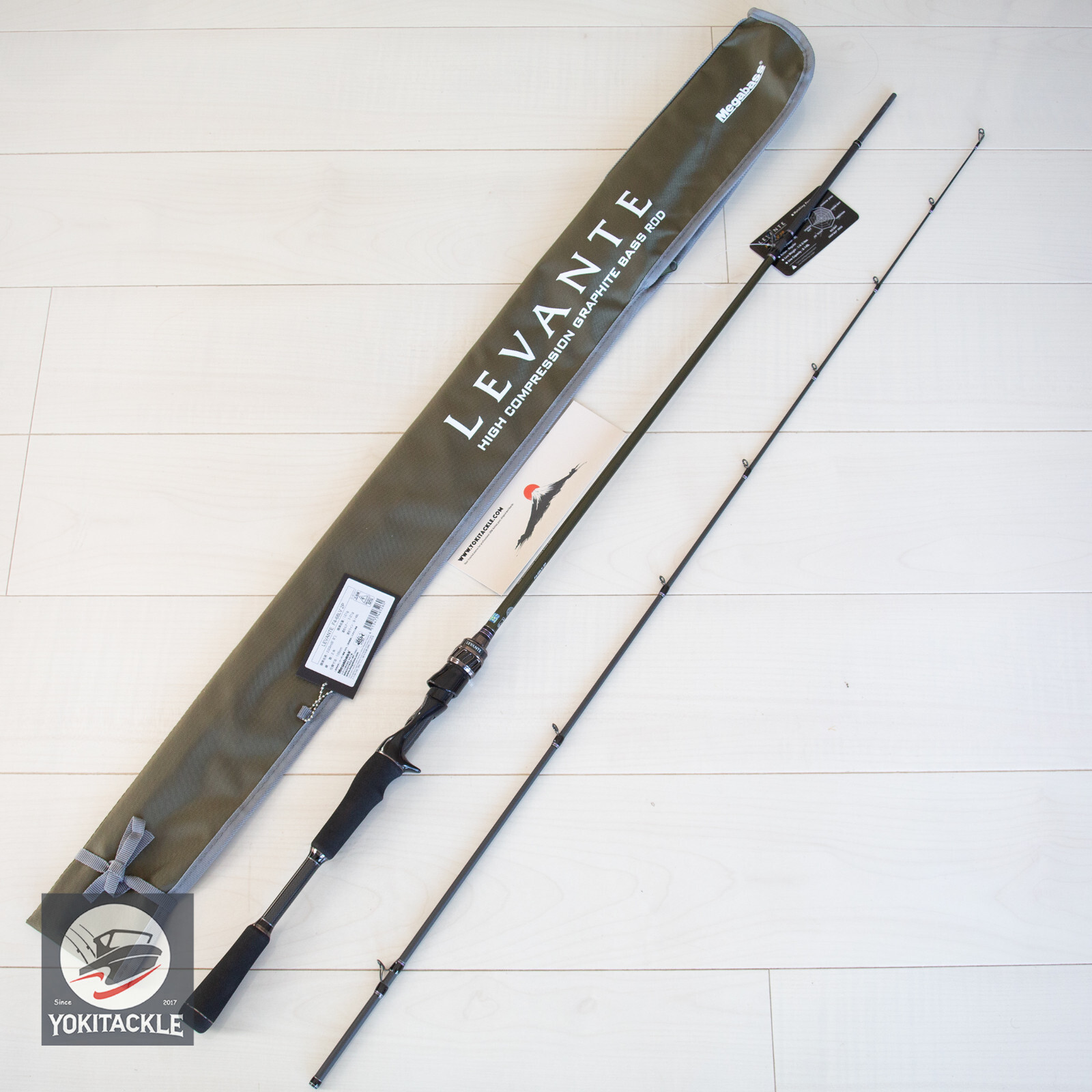Megabass LEVANTE JP F4-68LV 2P Baitcasting Rod Shipping from JAPAN
