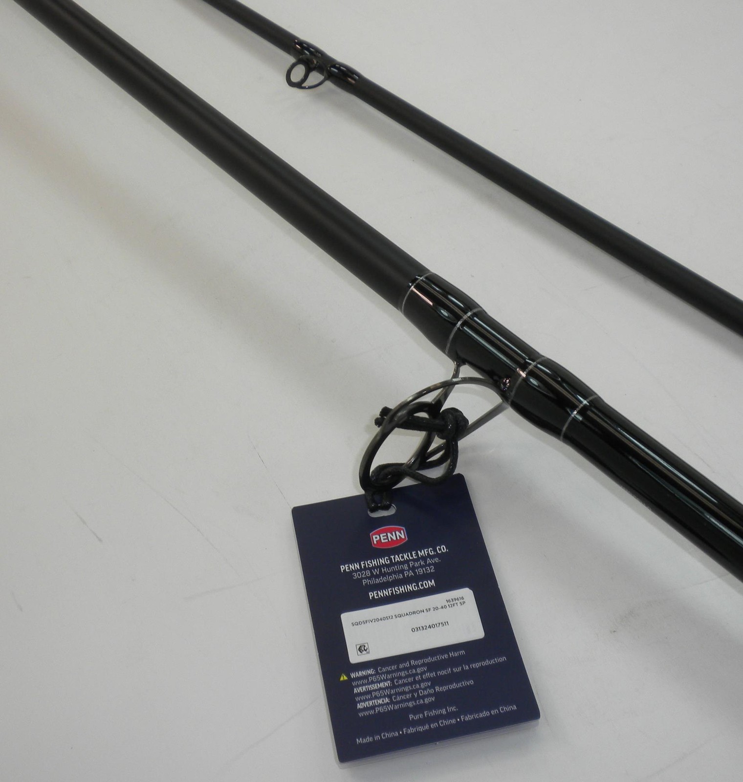 Penn SQDINIV2040S12 Squadron IV Spinning Surf Rod Power Heavy 12 Ft 2 Piece