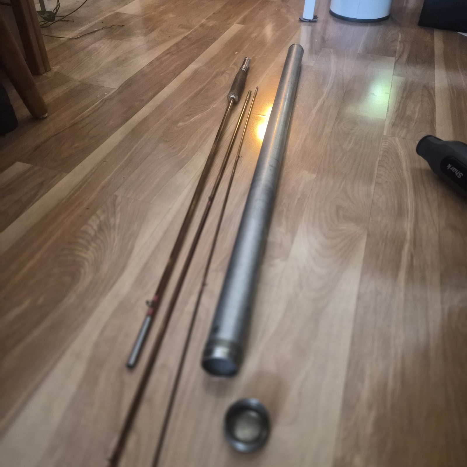 Vintage Shakespeare Bamboo 3-Piece Fly Rod w/ Tube