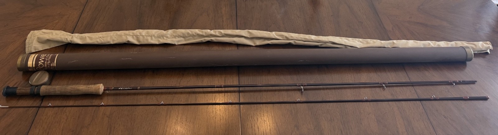 POWELL SIGNATURE 8’6″ 5/6/7 WT FLY ROD CHICO CA / TUBE & BAG GREAT CONDITION