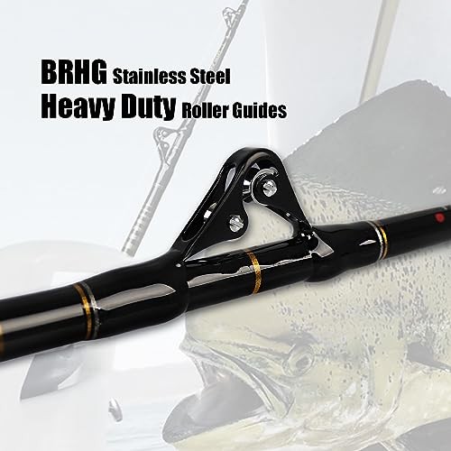 1-Piece Saltwater Offshore Trolling Rod 6-Feet Big Game Rod Conventional Boat