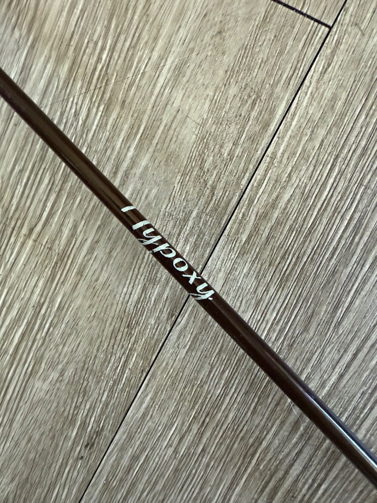 Vtg SABRE model #112 FISHING ROD Nypoxy 5 ft pole 2-6 lb. line freshwater beauty