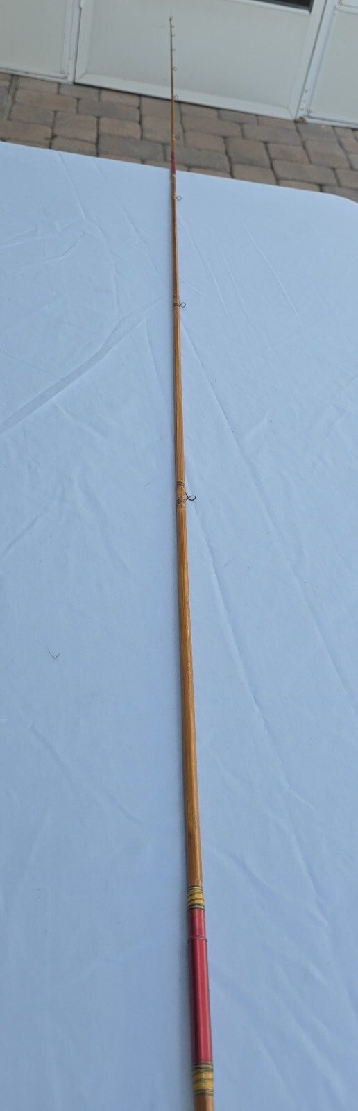 HAND CRAFTED CUSTOM 1940’S-50’S 6 SIDED FEATHERWEIGHT BAMBOO FLY ROD #0315715