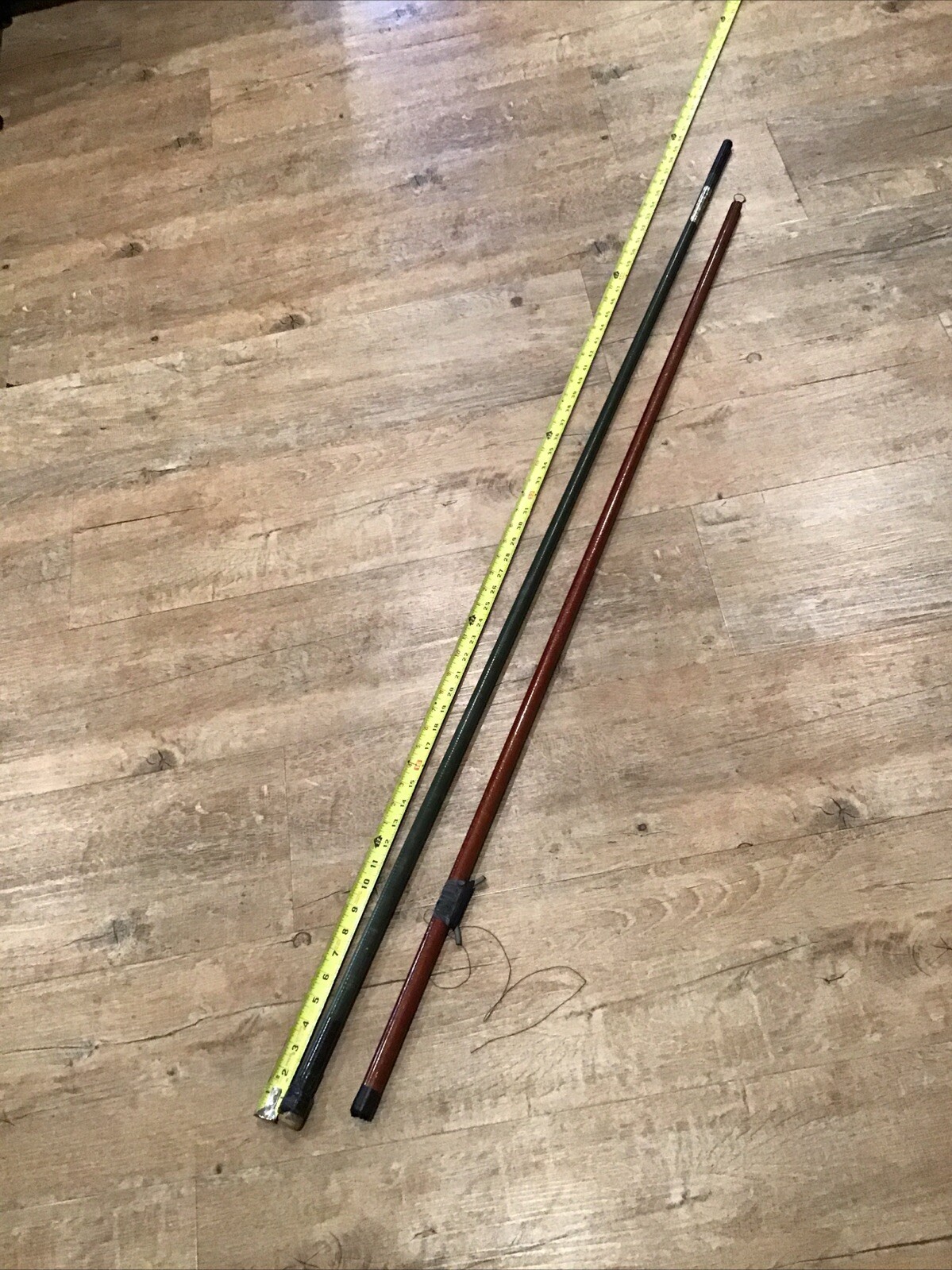 Lot of 2 Crappie Panfish Dipping Telescopic Fishing Rods Poles Johnny Walker 14′
