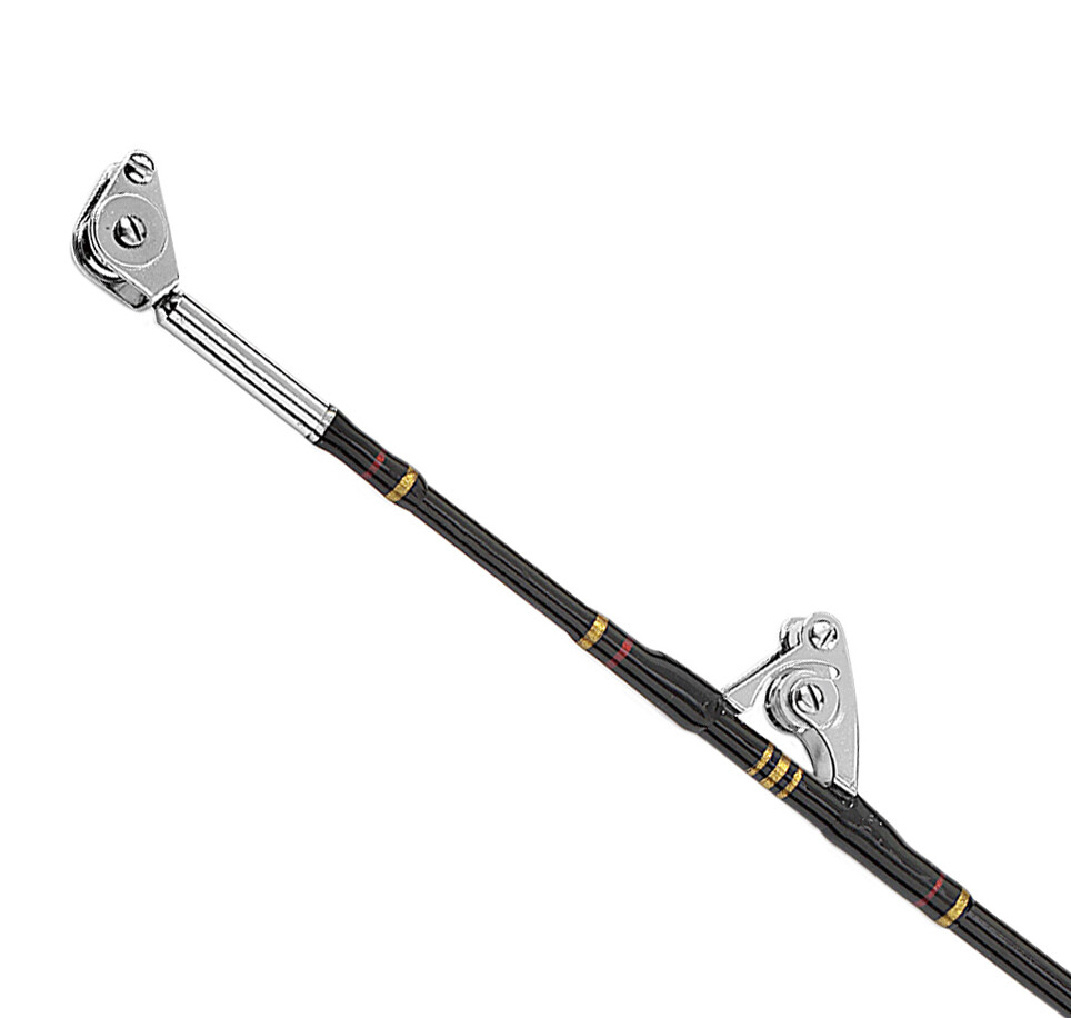 FLADEN ROLLER GUIDES ROD BOAT 6ft EURO GOLD 2pc HEAVY DUTY 30-50lbs