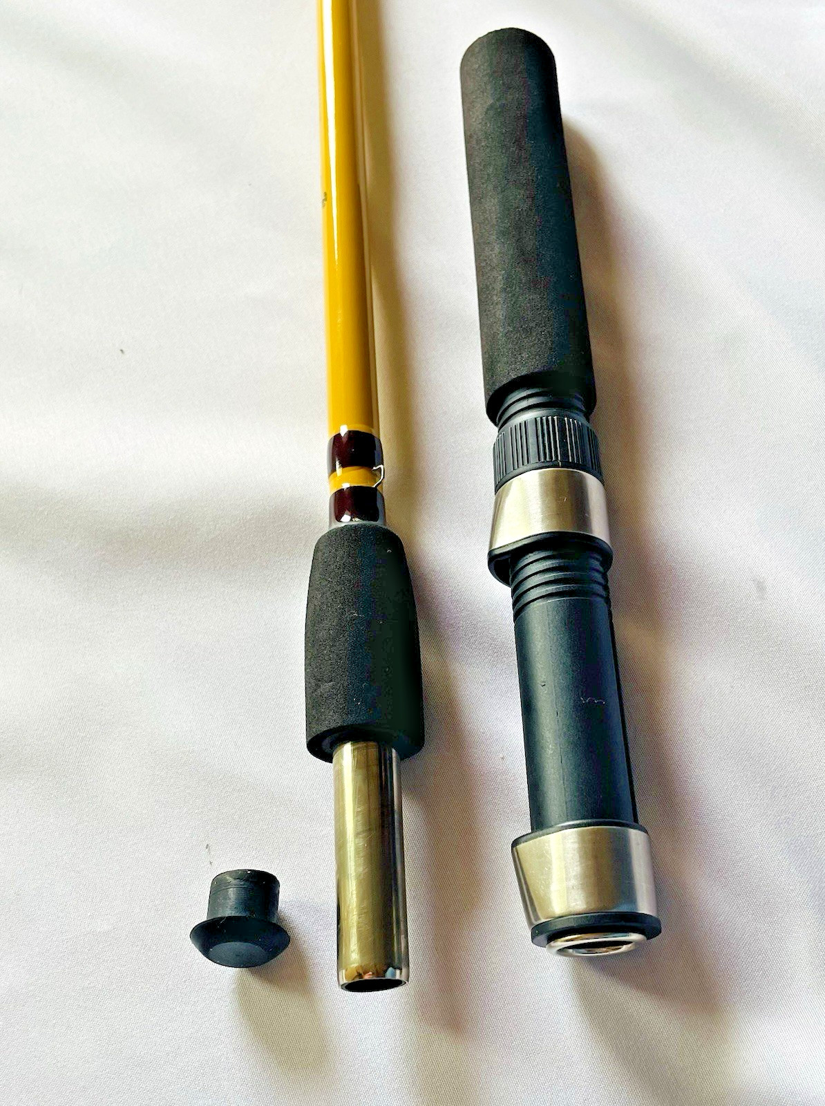 Eagle Claw Pack-It PK601 7’6 Spin Fly Travel Rod 4pc Yellow