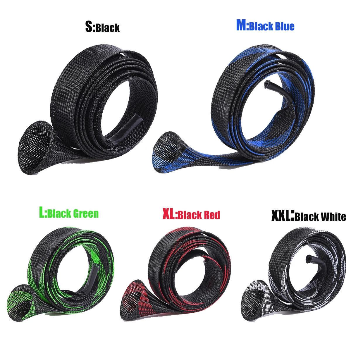 Fishing Rod Sock Braided Net Protector Cover Spinning Casting Ice Rods