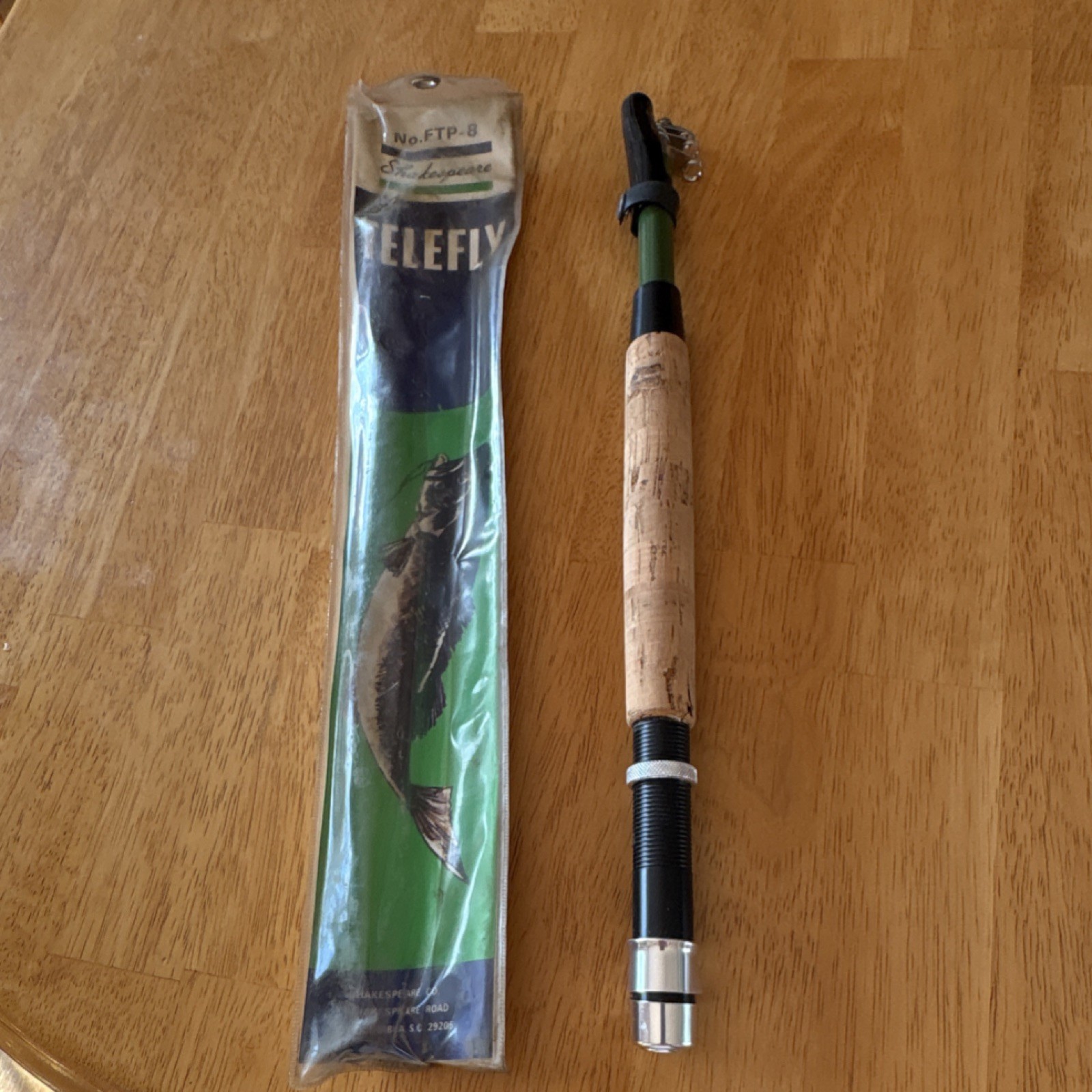 Shakespeare TELEFLY No. FTP-8 Telescopic Fly Fishing Rod Cork Handle Trout
