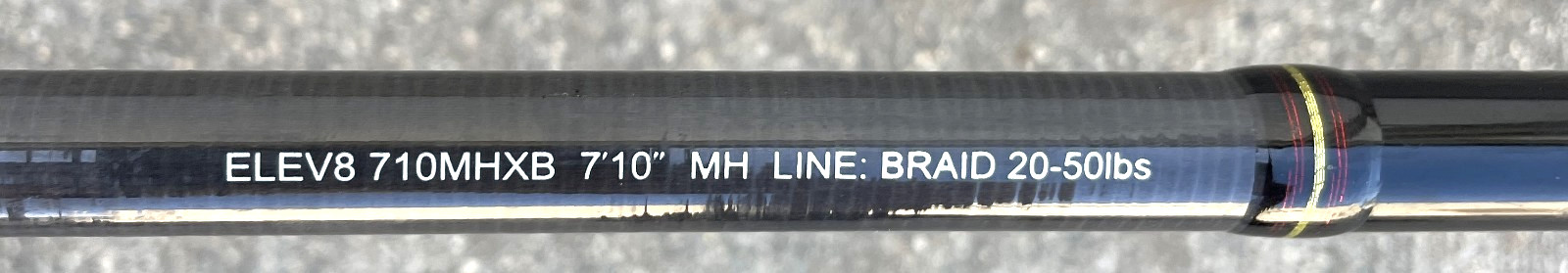 Daiwa ELEV8 Jigging Casting Rod EV710MHXB 7’10” Medium Heavy Extra Fast