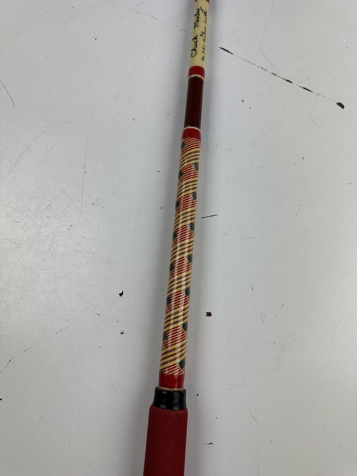 Custom Fishing Pole Built by C.B’s Custom Tackle 6’7” 20#-80# American Flag Inla