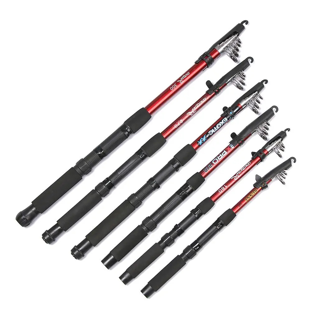 1.5-3.0M Fishing Tackle Tools Outdoor Fiberglass Sea Rod Telescopic Fishing Pole