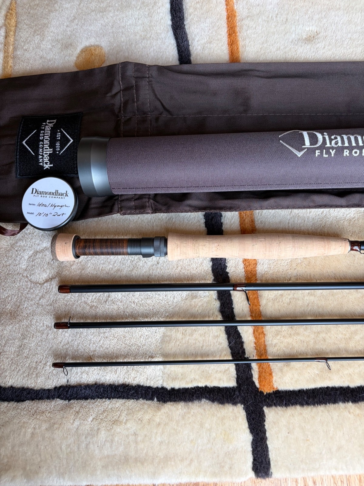 Diamondback Ideal EURO Nymph fly rod 10’10” 2wt NEW