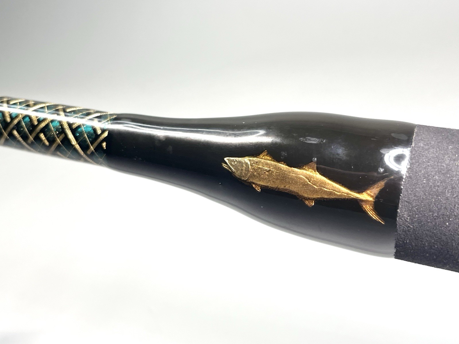 Jesse Buky Custom Built Wrapped Heavy Duty “KatNap” Vintage Fishing Rod 6′