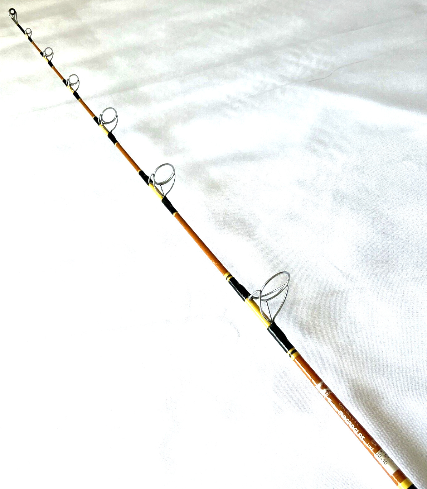 Kencor 103-5SS 5’5” 10-40Lb Tenlew Magnaglas Spinning Fishing Rod Made In USA