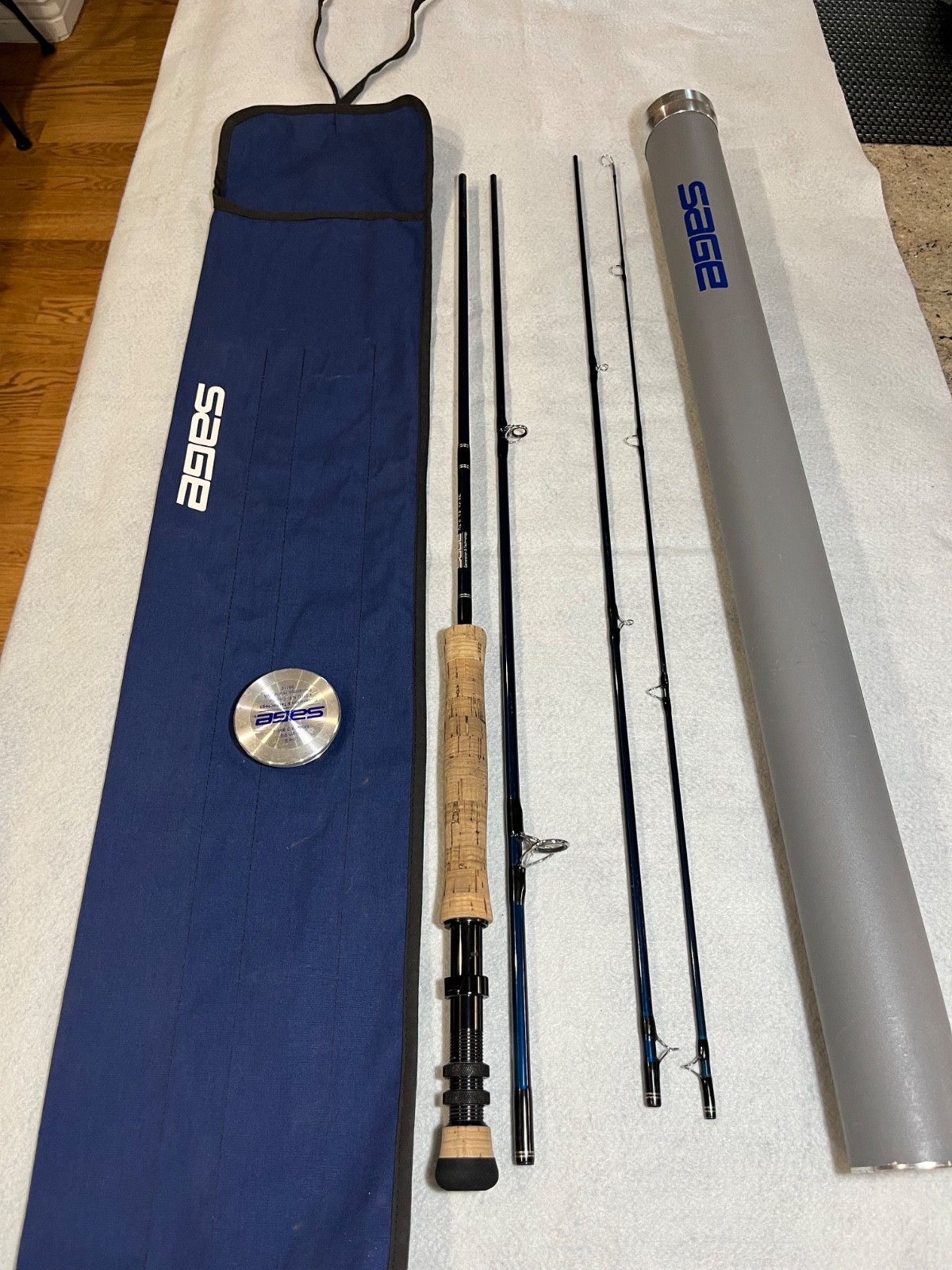 Sage Xi2 9 weight 9 foot 4 piece Fly Rod Used