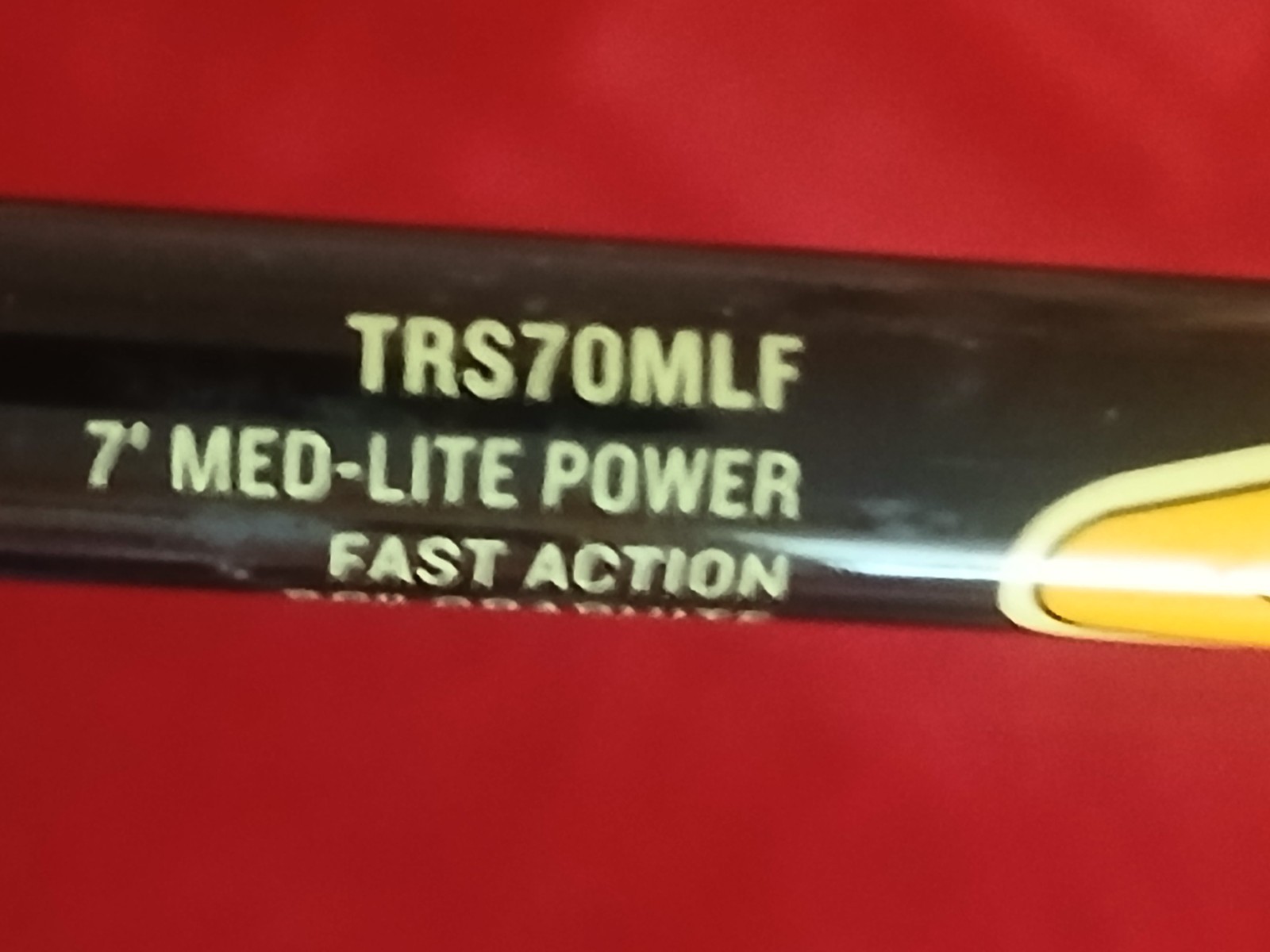 ST. CROIX TRIUMPH ROD TSR70MLF 7 FOOT MED-LITE POWER SPINNING ROD LURES 1/8 1/2